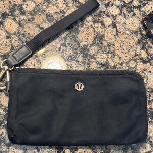Lululemon Athletica Black Wristlet